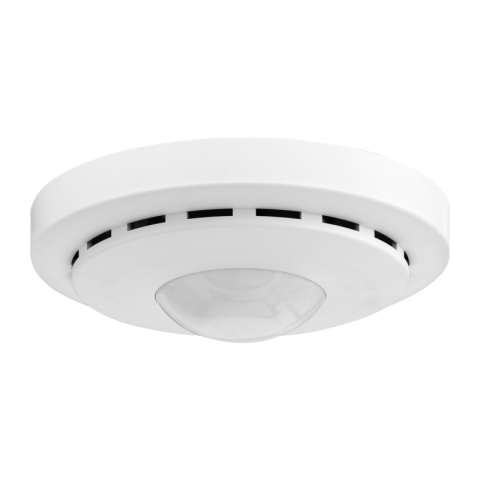 KNX multisensor, přítomnost 360°, kvalita vzduchu, matná bílá