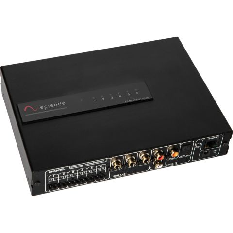 Episode MoIP DSP zesilovač, 6x 50W