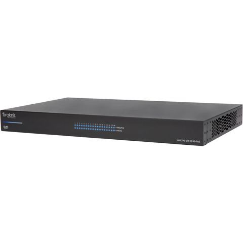 Manažovateľný L2 PoE Switch série 310 s OvrC s OvrC, 16 portov dozadu
