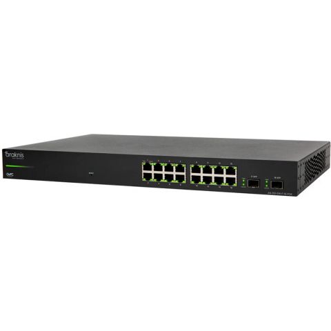 Manažovateľný L2 PoE Switch série 310 s OvrC, 16 portov dopredu