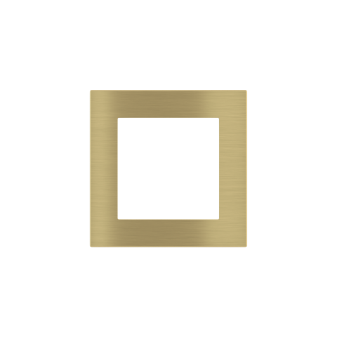 Deep kovový rámik, otvor 55x55 mm, prevedenie Brass (GBB)