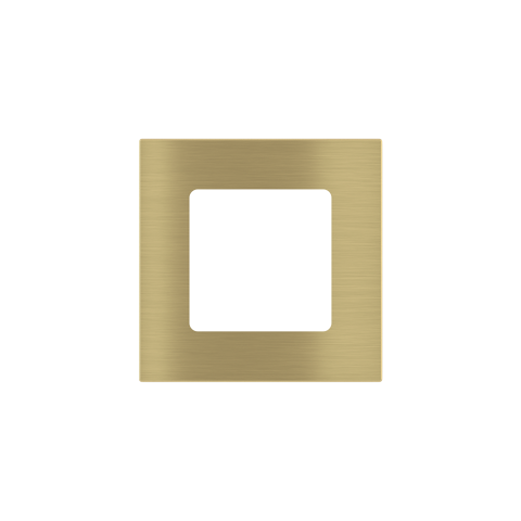 Deep štvorcová doska, otvor 50x50 mm, Brass