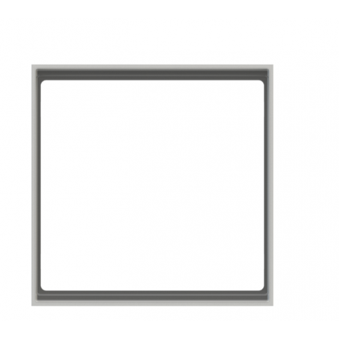 Plastový rámik Form, farba Silver (GAG)