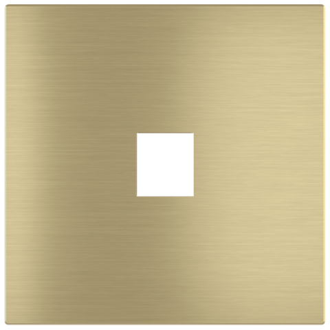 Square magnetic plate for keystone system Proxima series Metal Brass