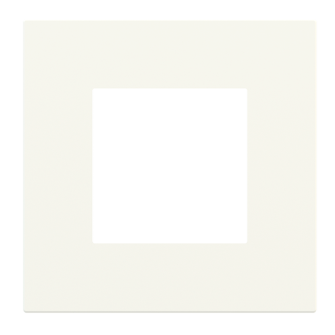 Square magnetic plate (45x45 mm window) Proxima series Metal Warm White