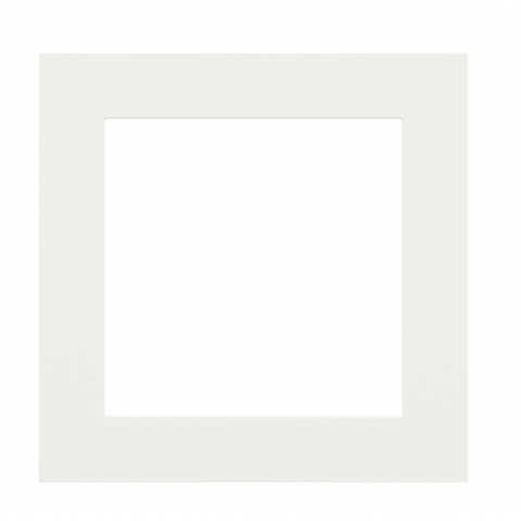 Fenix štvorcová doska, otvor 55x55 mm, prevedenie White Malé