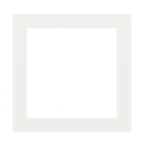 Fenix štvorcová doska, otvor 60x60 mm, prevedenie White Malé