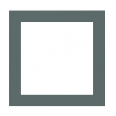 Fenix štvorcová doska, otvor 60x60 mm, prevedenie Green Commodore