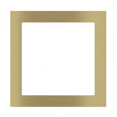 Kovová štvorcová doska, otvor 60x60 mm, prevedenie Brass (GBB)