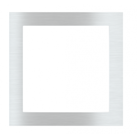Kovová švorcová doska, otvor 60x60 mm, prevedenie Aluminum (GBQ)