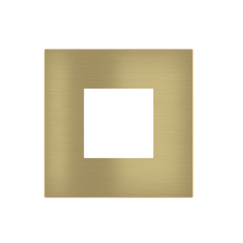 Square Plate Surface (71/20Venti) (98x98) 1 window (45x45) Metal Brass 26