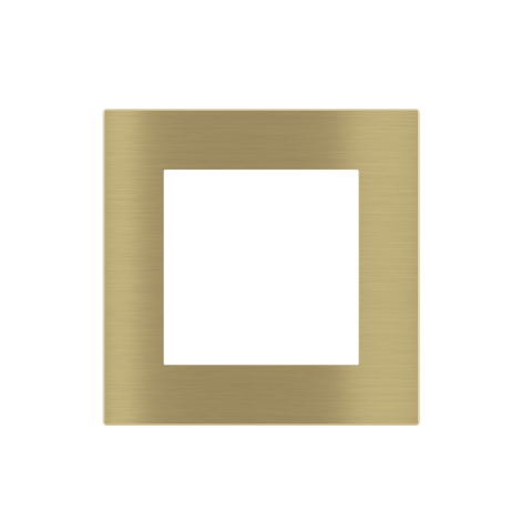 Square Plate Surface (71/20Venti) (98x98) 1 window (60x60) Metal Brass 26