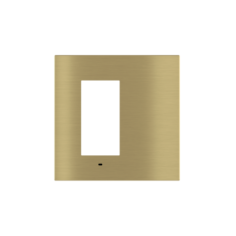 Signum štvorcový rámik Surface Metal Brass