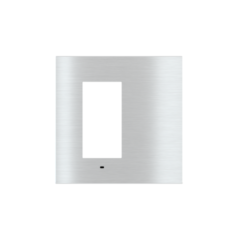 Signum štvorcový rámik Surface Metal Alluminium