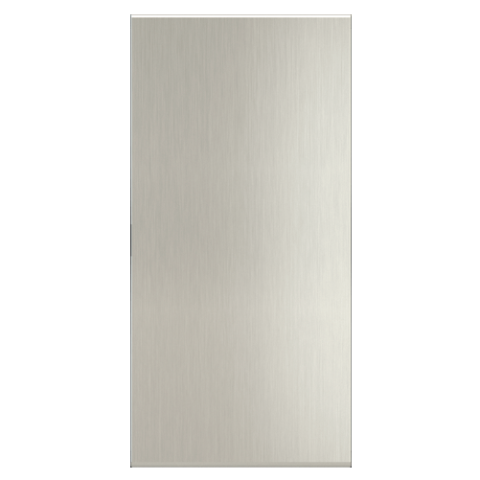 Double rocker key (40x81) ERA series Metal Steel Brushed