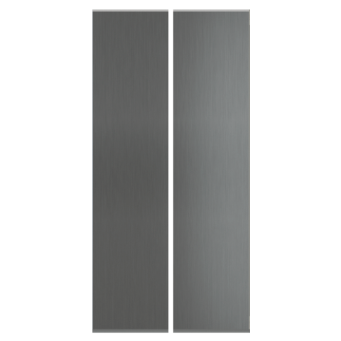 Kit 2 single rocker keys (20x81) ERA series Metal Quantum Carbon