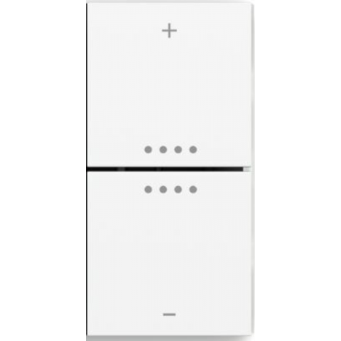 Potlačené plastové hmatníky pre termostaty EP2/EQ2, farba Ice White (GAA)