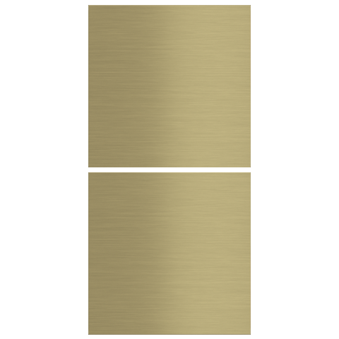 Kit 2 rockers FF square (40x40) for EF2 Metal Brass 26
