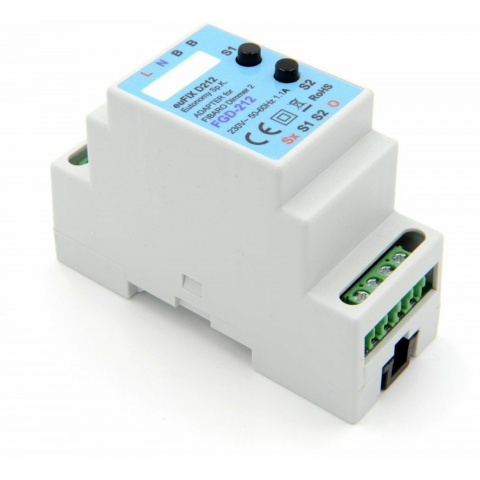 Montáž na DIN lištu pre Fibaro Dimmer 2