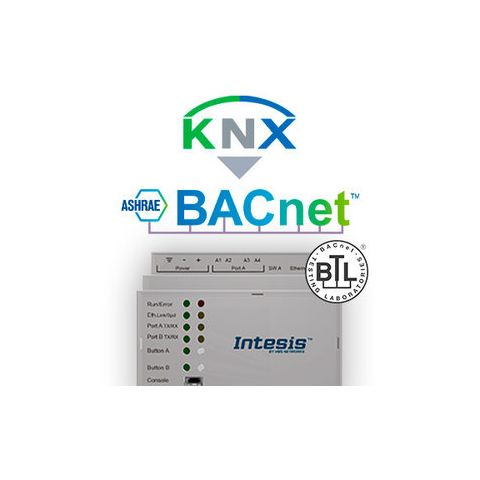 Brána KNX TP na BACnet IP a MS/TP server - 250 bodov