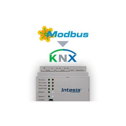 Modbus TCP & RTU Master na bránu KNX TP - 600 bodov
