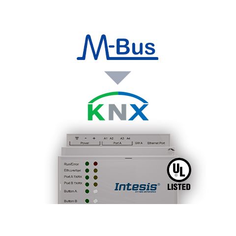 Brána M-BUS na KNX TP - 120 zariadení