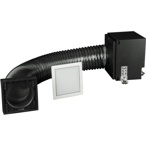 Mini FlexSub W Style InWall Grill s RackAmp 300 (4-ohmový woofer)