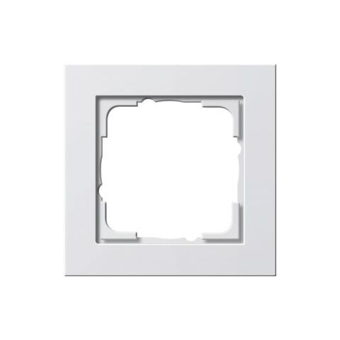 Rámeček 55x55 mm 1násobný, lesklá bílá