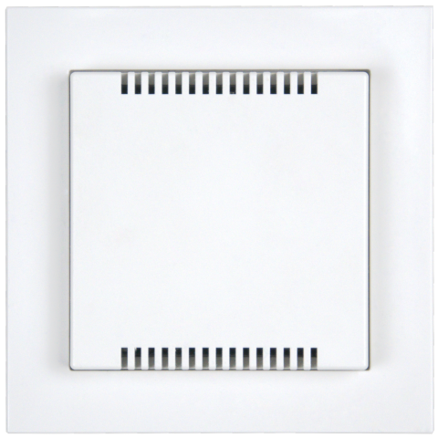 Čidlo CO2/VOC, teploty a vlhkosti 55x55 mm, lesklá biela