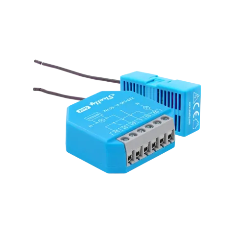 Shelly Gen4 dvojitý spínací modul bez nutnosti nulového vodiče, WiFi