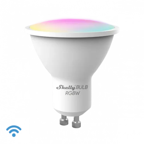 Shelly DUO G10 RGBW, stmievateľná RGBW žiarovka, WiFi