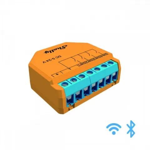 Shelly i4 Plus DC, modul 4 vstupov, 5-24 VDC, WiFi a BT