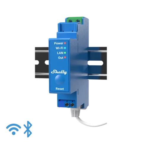 Shelly Pro 1, spínací modul na DIN lištu, WiFi, LAN