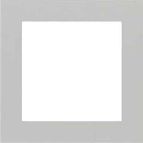Plastová štvorcová doska, otvor 55x55 mm, farba Silver (GAG)