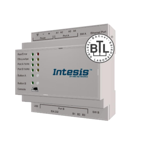 Modbus TCP & RTU Master na BACnet IP & MS/TP Server Gateway - 1200 bodov