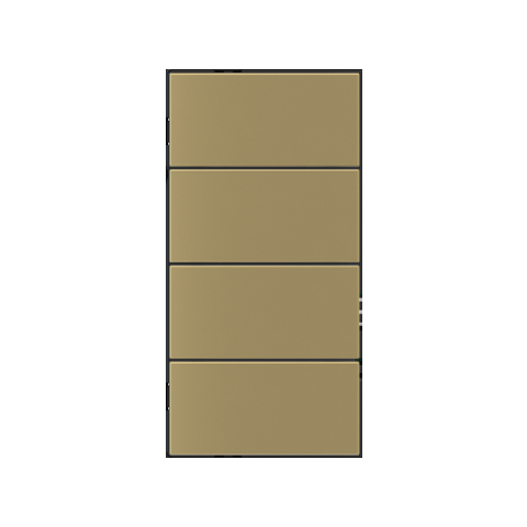 Sada 4 hmatníkov 20Venti (30x15), prevedenie Metal Brass