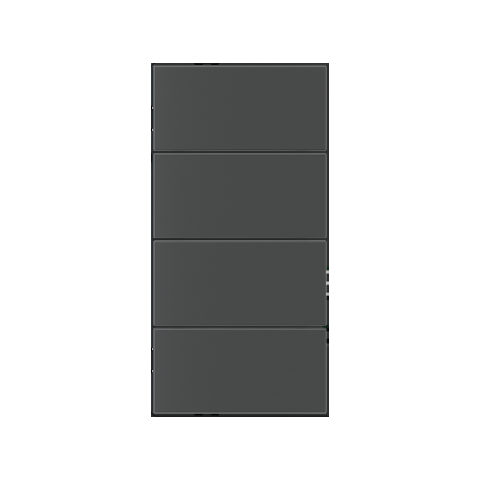 Sada 4 hmatníkov 20Venti (30x15), prevedenie Metal Carbon
