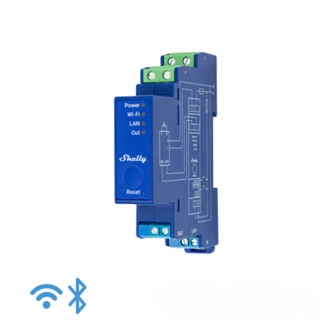 Shelly Pro stmívač na DIN lištu, WiFi, LAN