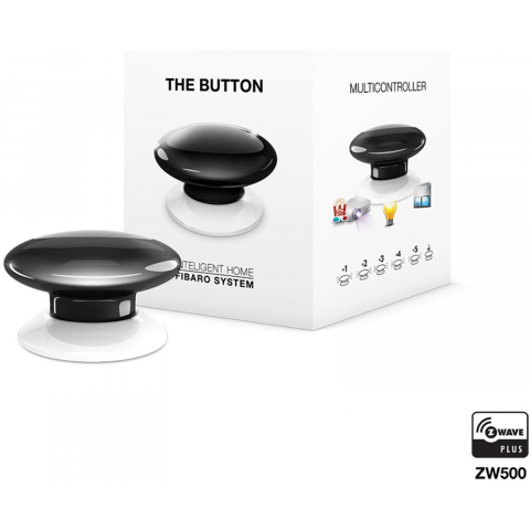 Fibaro Tlačítko, Z-Wave Plus, černé