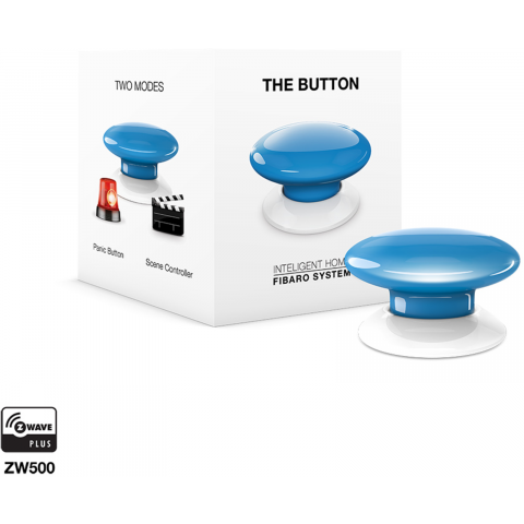 Fibaro Tlačítko, Z-Wave Plus, modré