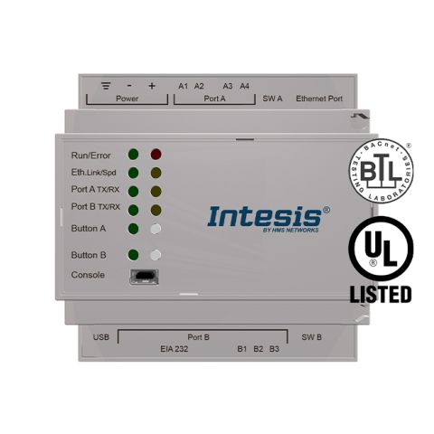 Brána M-BUS na BACnet IP a MS/TP server - 120 zariadení
