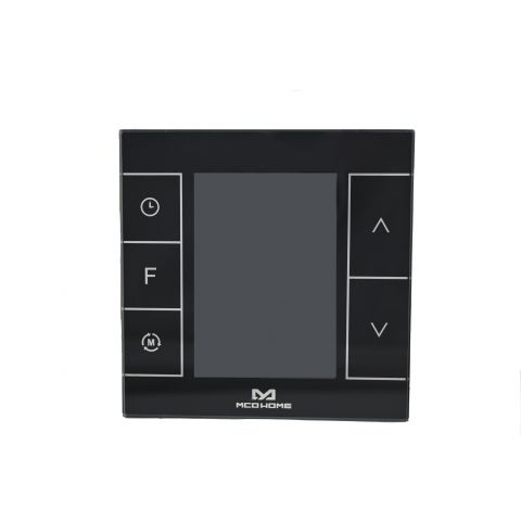 MCOHome Termostat pro el. topení V2 vč. čidla, Z-Wave Plus, černý