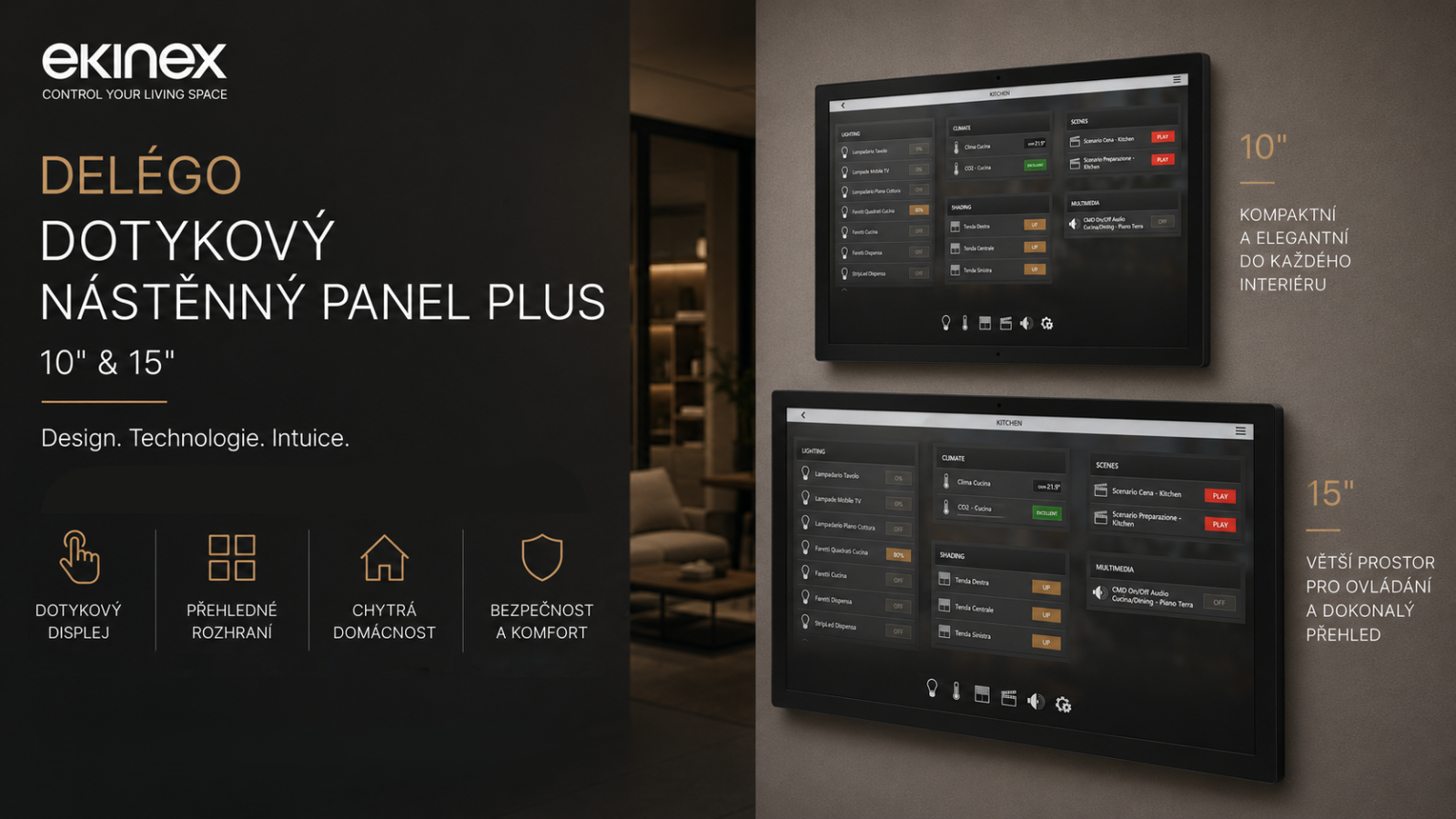 EKINEX Delégo – inteligentný dom na dosah ruky
