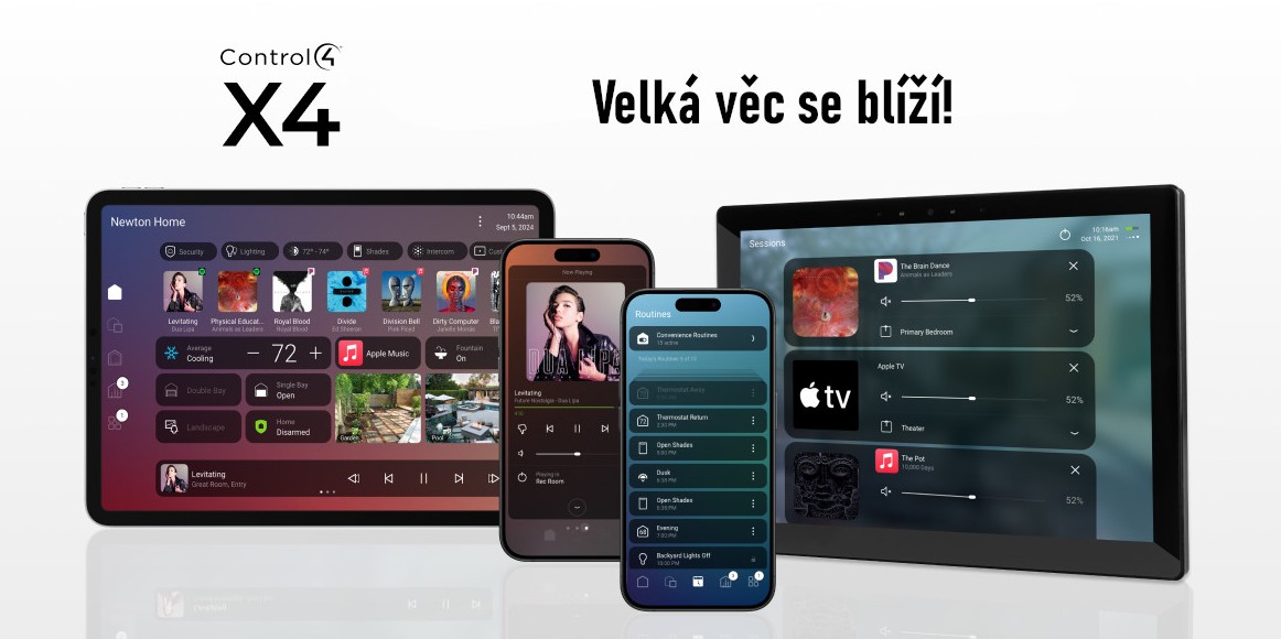 Control4 X4: Nová éra inteligentnej automatizácie je tu!