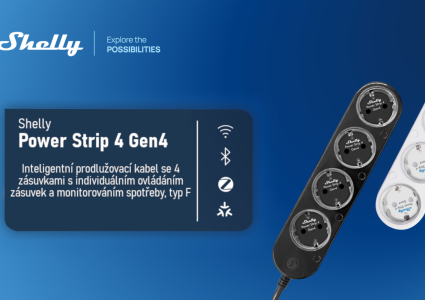 ⚡Shelly Power Strip 4 Gen4 - viac ako len predlžovací kábel