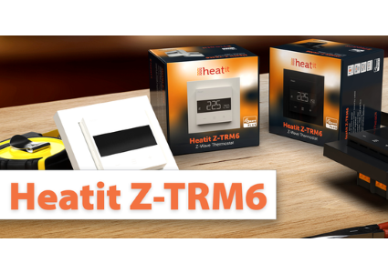 Objavte novinku: Heatit Z-TRM6 termostat s podporou Z-Wave