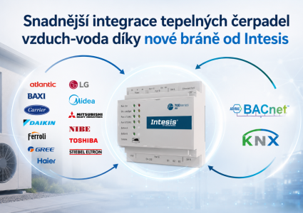 Novinka od Intesis: multibrandová brána pro tepelná čerpadla