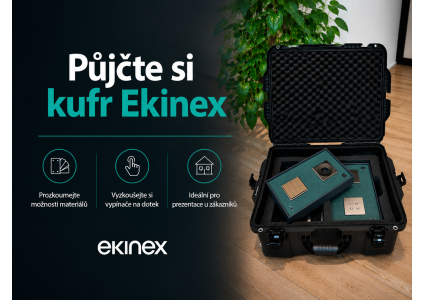 Půjčte si u nás kufr se vzorky Ekinex