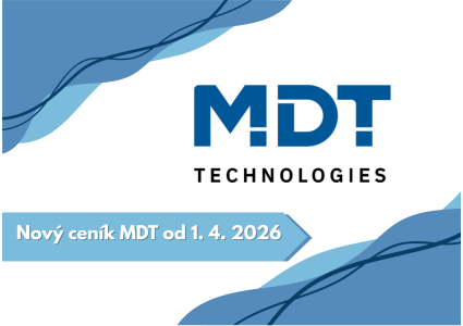 Nový cenník MDT od 1. apríla 2026 + predĺžená záruka 4 roky ✨