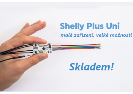 Shelly Plus Uni - Novinka na sklade!
